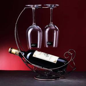 Portabottiglie all'ingrosso in metallo multifunzione in metallo per vino in metallo portabottiglie portabottiglie novità regalo cucina decorazione per la casa - Product Image 1