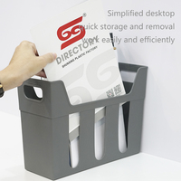 Organizador de Archivos Apilable, Resistente, Ecológico, Libre de BPA, para Escritorio, para Papel A4, Libros, Revistas, Almacenamiento de Documentos