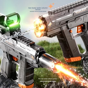 Tide Play Nuovo Modello <span class=keywords><strong>UZI</strong></span> 347 Pistola ad Acqua in Plastica con Elettrificazione a Impulsi, Collegamento a Camera Posteriore e Auto-Pompaggio - Generazione Giocattolo - Product Image 4