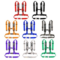 Cinturón de Seguridad Deportivo de Nylon de 2 Pulgadas y Cuatro Puntos para Go-Kart, con Liberación Rápida, para Modificación de Automóviles, Venta al Por Mayor