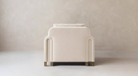 Meistverkaufter Geradliniger Sessel mit Losen Polstern und Maßgeschneiderten Nähten Moderner Luxus Wohnzimmer-Sofa-Stuhl