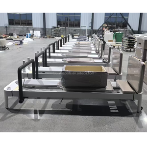 [Toprate] <span class=keywords><strong>Mesa</strong></span> Trapecio 3 en 1 para Pilates, Madera <span class=keywords><strong>de</strong></span> Arce, Acero Inoxidable, Tabla <span class=keywords><strong>de</strong></span> Salto, Caja, Casa, Estudio - Product Image 6