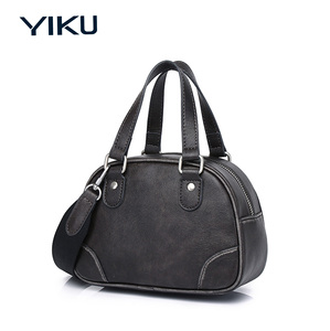 Sac à bandoulière pour femme YIKU OEM ODM avec logo personnalisé, <span class=keywords><strong>petit</strong></span> sac en cuir PU pur, fermeture éclair, sangle réglable - Product Image 1