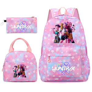 Mochila <span class=keywords><strong>de</strong></span> tela estilo KPOP Witch Hunter para escuela primaria, mochila escolar, juego <span class=keywords><strong>de</strong></span> tres piezas para viaje, novedad transfronteriza - Product Image 3