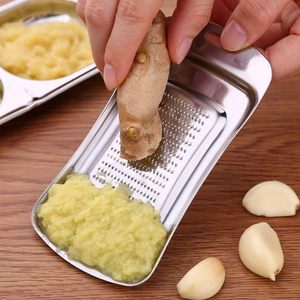 Râpe à gingembre en acier inoxydable 430, râpe à wasabi épaisse, zester à ail, éplucheur - Product Image 2