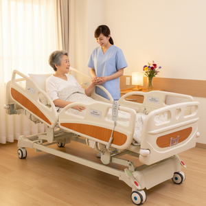 Cama de <span class=keywords><strong>Hospital</strong></span> Eléctrica para Pacientes Clínicos en UCI, con 3/5/7 Funciones - Product Image 5