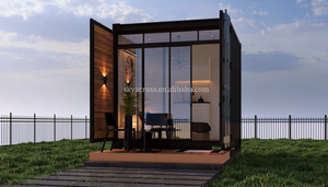 Conteneur de luxe petites maisons conteneur bureau jardin 10 pieds extérieur bureau hangar petite arrière-cour bureau mobile <span class=keywords><strong>chalets</strong></span> - Product Image 2