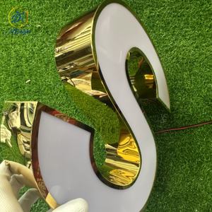 China <strong>Sign</strong> Manufacturer Custom Stainless Steel Trim Cap 3d Led Letter <strong>Sign</strong> Led Light <strong>logo</strong> Led <strong>Sign</strong> for Business Outdoor Signage - Product Image 1