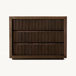 Meubles d'hôtel modernes faits à la main, table de chevet en chêne haut de gamme, lit en contreplaqué massif pour la chambre à coucher ou l'usage domestique - Product Image 1