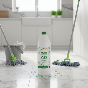 Itidet Private Label 40 Floreale Concentrado Ecológico Limpiador 12x1 Lt Superficies líquidas Pisos Esmaltes Porcelana Lavable OEM - Product Image 3