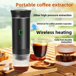 Machine à café à capsules portable et écologique, machine à expresso compacte pour la maison avec fonction de chauffage - Product Image 3