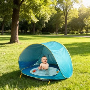 <span class=keywords><strong>Tenda</strong></span> Estiva Pieghevole Portatile PoeticExist, Una Camera da Letto, Protezione UV, Apertura Automatica Rapida, <span class=keywords><strong>Tenda</strong></span> da Campeggio per Bambini - Product Image 2