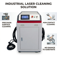Machine de nettoyage au laser à fibre pulsée 500W à commande automatique pour l'élimination de la rouille, de la peinture et de l'huile sur les surfaces métalliques, en aluminium, en verre et en plastique