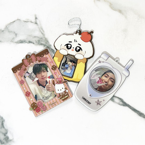 Venta de Fábrica, Diseño Personalizado, Porta Tarjetas de Estudiante de Plástico Acrílico, Lindos Porta Tarjetas de PVC para Fans de Kpop, Porta Fotos de Ídolos - Product Image 2