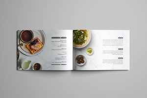 Tùy chỉnh thực đơn thực phẩm in ấn, tùy chỉnh thiết kế tờ rơi & tập tài liệu cho các nhà hàng và quán cà phê, thiết kế miễn phí & OEM chấp nhận - Product Image 5