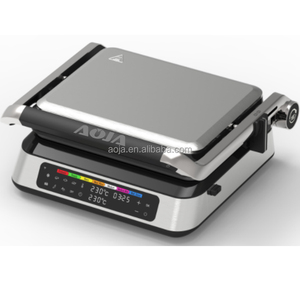 <span class=keywords><strong>Grill</strong></span> de contact électrique <span class=keywords><strong>professionnel</strong></span> avec indicateur de puissance, presse à <span class=keywords><strong>panini</strong></span>, presse à sandwich à plaque plate, <span class=keywords><strong>grill</strong></span> de contact <span class=keywords><strong>double</strong></span> numérique - Product Image 1