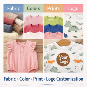 Ropa de Bebé Personalizada, Camiseta <span class=keywords><strong>Polo</strong></span> de Manga Corta de Algodón, Cuello Clásico, Tops para Bebés y Niños Pequeños - Product Image 5