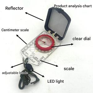 Boussole <span class=keywords><strong>de</strong></span> survie pour la lecture <span class=keywords><strong>de</strong></span> <span class=keywords><strong>cartes</strong></span>, idéale pour la randonnée, le camping et les voyages en extérieur – Nouveauté 2026, vente en gros - Product Image 3