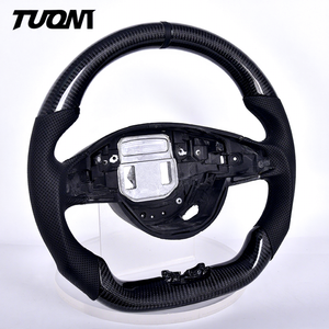 Volante de fibra de carbono para Mercedes Benz, modelo W126, S500, A180, ML350, GLS, <span class=keywords><strong>350D</strong></span>, X166, GLK, W118, S320, GTS, W204 - Product Image 1