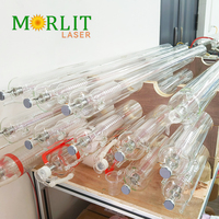 40W 60W 80W 100W 130W 150W 180W 300W Morlit Reci Efr Yongli Spt Tabung Laser Kaca CO2 untuk Pengukiran & Pemotongan Non-logam