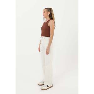Jeans in <span class=keywords><strong>Denim</strong></span> da Donna - 31876PNT - <span class=keywords><strong>ECRU</strong></span> - Product Image 4