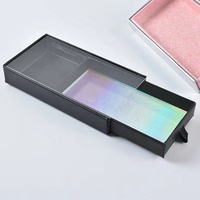 Scatola Regalo per Gioielli Personalizzata con Coperchio Trasparente, Fodera in Spugna, Laminazione Lucida/Opaca, Goffratura, Rivestimento UV, Riciclata