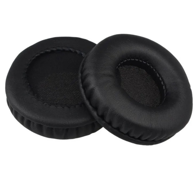 70mm Foam Sponge Leather PU On-Ear Headphone Earpads USB Connectors Velour Earcushions for HD25 HD410SL HD428 Replacement
