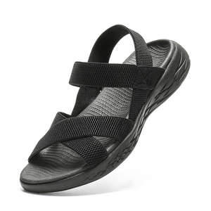Nouveaux modèles de vente chaude en ligne été vente en gros stretch petite fille sandales 2023 usine chaussures et sacs ensemble pour femmes - Product Image 5