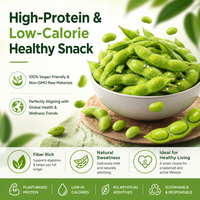 Oferta Especial: Edamame Congelado Salado en Cápsulas OEM, Suministro Directo de Fábrica, Soja Verde IQF de Alta Calidad para Venta al por Mayor