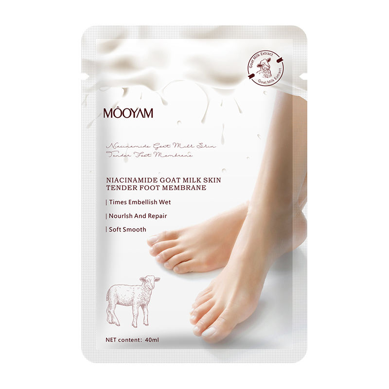 Masque pour les pieds au lait de chèvre