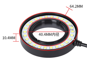 <span class=keywords><strong>Microscope</strong></span> stéréo SANQTID FLB+720P avec éclairage annulaire <span class=keywords><strong>LED</strong></span> auxiliaire et fonction polarisée, en alliage d'aluminium noir - Product Image 2