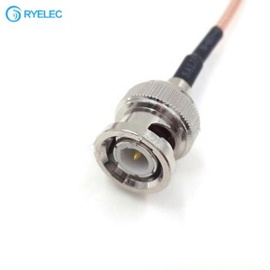 Factory Customization 0-6GHZ M5 Male to <b>BNC</b> Male Silver Plated RG316 RF Testing Pigtail <b>Cable</b> - Product Image 2