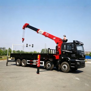 Camion-grue Shacman robuste de 25, 30 et 40 tonnes, 8x4, avec grue à bras télescopique, à vendre - Product Image 4