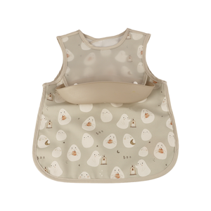 Bavoir en <span class=keywords><strong>plastique</strong></span> pour bébé pour manger, imperméable, lavable, bavoir pour tout-petit, <span class=keywords><strong>tablier</strong></span> d'alimentation doux avec récupérateur de nourriture pour tout-petit - Product Image 1