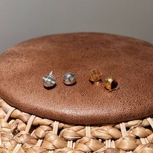 Dylam Unique Fashion Design Sparkling Surface 925 Sterling Silver Rhodium 22K Gold Plated <b>Hook</b> <b>Clip</b> on Stud Earrings Jewelry - Product Image 6