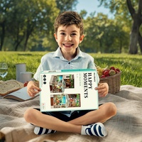 IIECREATE Kit de maison miniature DIY 9,3 pouces SL-32 HAPPYMOME NTS Nouveau kit de coin lecture DIY en bois, modèle de jouet miniature, serre-livres