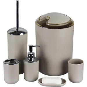 Juego <span class=keywords><strong>de</strong></span> accesorios <span class=keywords><strong>de</strong></span> baño <span class=keywords><strong>de</strong></span> plástico <span class=keywords><strong>de</strong></span> 6 piezas <span class=keywords><strong>de</strong></span> <span class=keywords><strong>lujo</strong></span>, salida <span class=keywords><strong>de</strong></span> fábrica, incluye taza <span class=keywords><strong>de</strong></span> cepillo <span class=keywords><strong>de</strong></span> dientes, dispensador <span class=keywords><strong>de</strong></span> jabón, baño, artículos sanitarios, Suite - Product Image 3