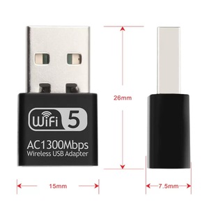 Biểu Tượng Tùy Chỉnh <span class=keywords><strong>Mini</strong></span> Ac1300 Dual Band <span class=keywords><strong>USB</strong></span> Card Mạng Không Dây Gigabit <span class=keywords><strong>Wifi</strong></span> Receiver Transmitter <span class=keywords><strong>Adapter</strong></span> Dongle Cho PC Máy Tính Xách Tay - Product Image 5