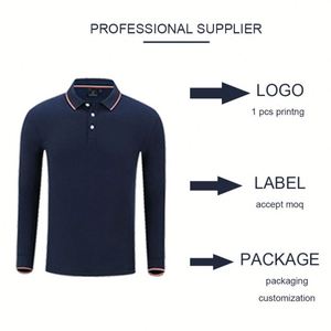 Design Long-sleeves Cotton Sublimated Designer Polo <b>Shirt</b> Private Label Mens Luxury Oversize Comfortable Top Selling - Product Image 5