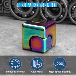 Nuevo Cubo Giratorio Antiestrés de Alta Velocidad, Juguete de Descompresión, Spinner de Mano de Aleación Metálica - Product Image 4