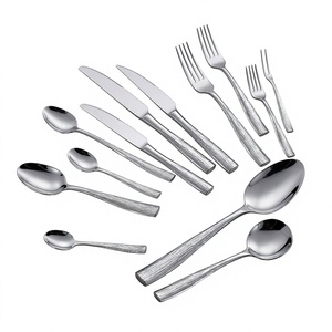 Offre Spéciale : Ensemble de Couverts Argentés Économiques pour Restaurant – Cuillères, Fourchettes et Couteaux en Acier Inoxydable Poli Miroir pour Mariages et Événements - Product Image 1