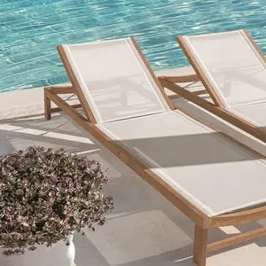 Nice Design sun bed outdoor Commercial furniture sunlounger sun pool beach lounger chair