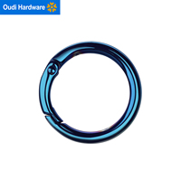 OEM pour accessoires de collier pour animaux de compagnie durables et écologiques de marques reconnues, anneaux en O en métal ouverts