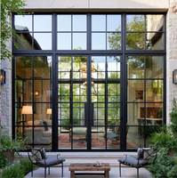 Ventanas de Aluminio con Doble Acristalamiento, Aislamiento Térmico y Acústico, para Casas, Villas y Apartamentos, Marca XIYATECH, Venta al Por Mayor, Certificación NFRC