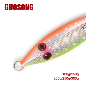 Leurre de pêche en métal, jig lent, 100g150g200g250g300g, leurre en métal, jig lent, jig vertical à lancer lent - Product Image 4