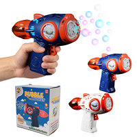 Pistolet à bulles pour piscine, plage, parc aquatique, jouet, bouteille de recharge de 35 ml, matériau ABS PET PP, pour enfants, pour les vacances d'été, activités de plein air