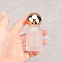 Flacon pulvérisateur de parfum en verre vide de 30 ml, anti-fuite, portable, format voyage, avec pompe à vis, rechargeable