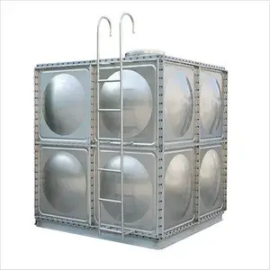 SS304 8,000 Liters Stainless Steel Drinking Water Purified Storage Tank for reverse osmosis unit