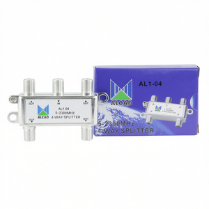 Divisor de Señal de TV Satelital Alcad de 4 Vías, 5-2300MHz - Product Image 2