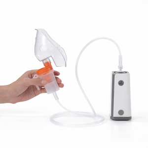 Nebulizador de Mano Recargable FITCONN Avanzado y Fácil de Usar con Compresor de CC y Accesorios Gratuitos - Product Image 1